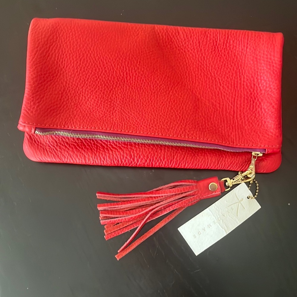 K Slade Foldover Clutch. New with Tags